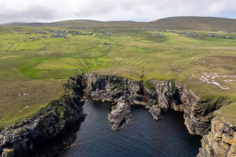 1 Levenwick Coastline Aerial 2